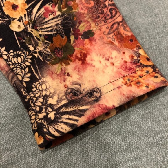 Vintage Fleece Flower Long sleeve dress - Picture 12 of 13